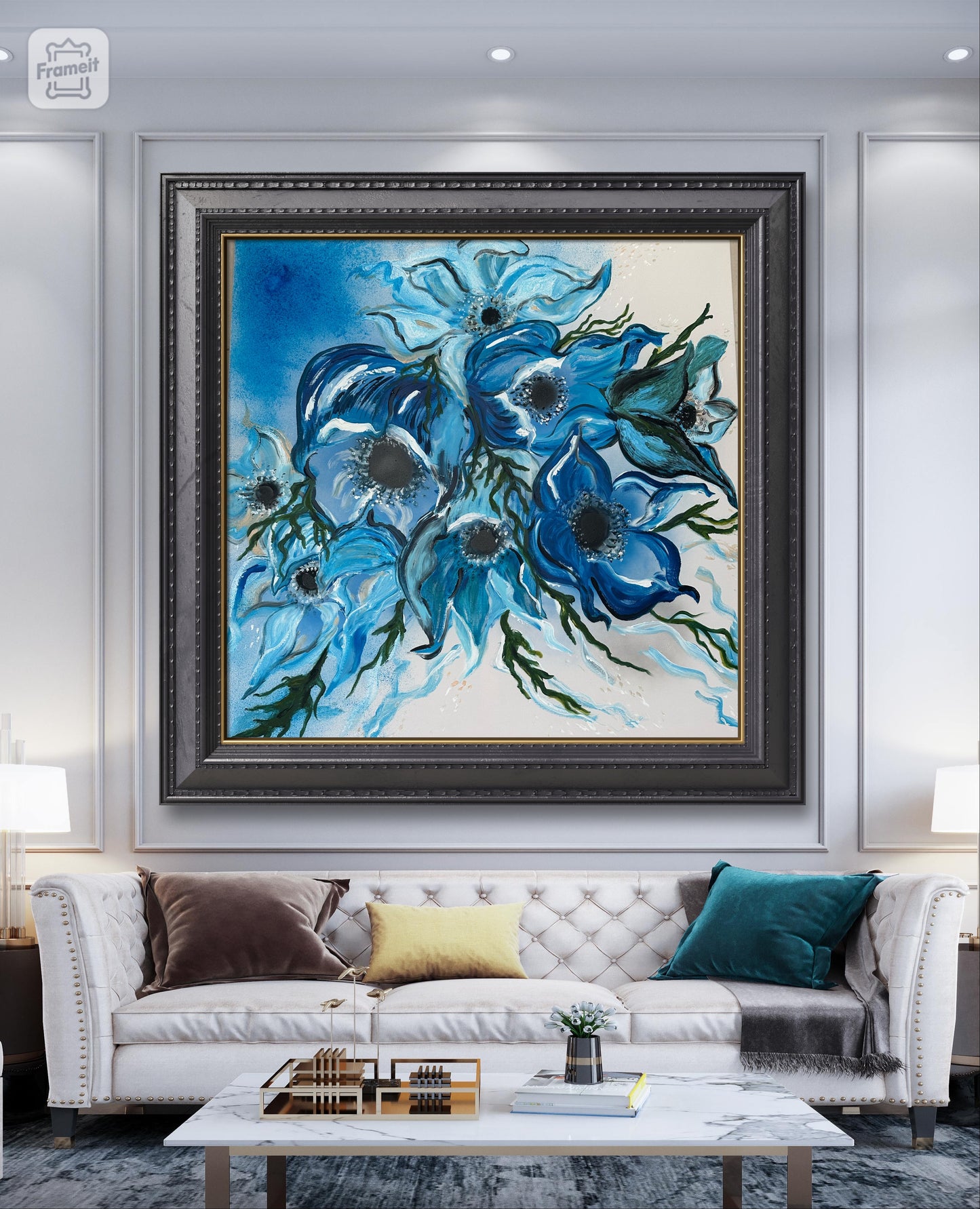Blues flowers