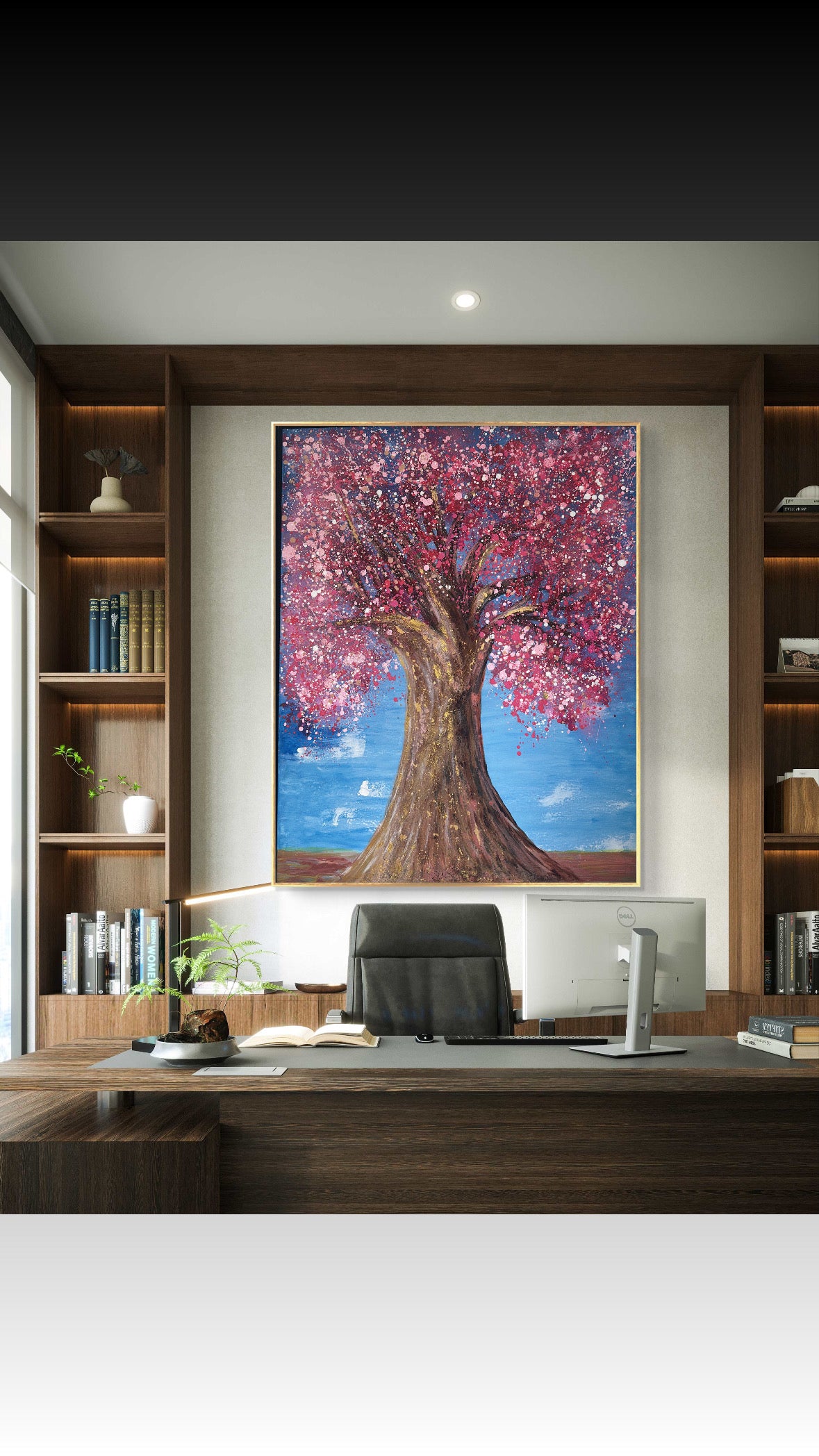 Apple blossoms tree
